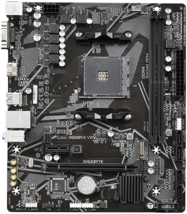 AM4 Gigabyte A520M K V2