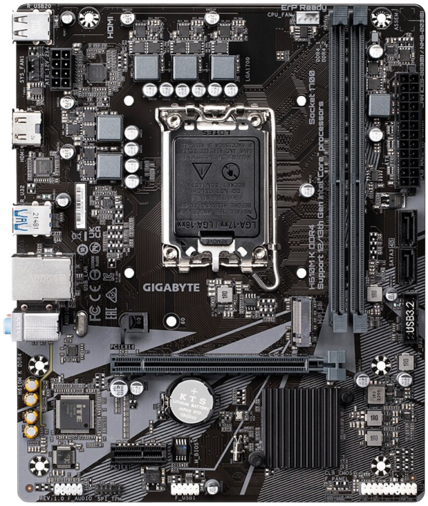 LGA1700 Gigabyte H610M K DDR4